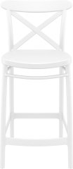 SİESTA CROSS BAR SANDALYESİ 65 CM BEYAZ