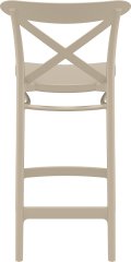 SİESTA CROSS BAR SANDALYESİ 65 CM KUM GRİ
