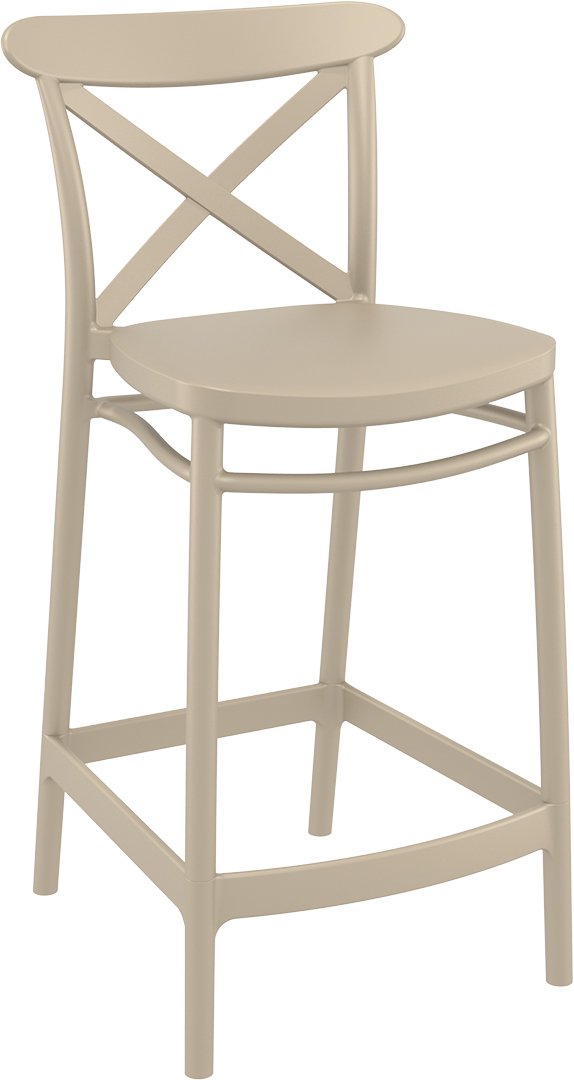 SİESTA CROSS BAR SANDALYESİ 65 CM KUM GRİ
