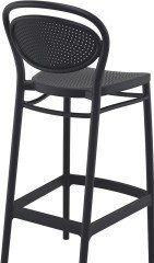SİESTA MARCEL BAR SANDALYESİ 75 CM SİYAH