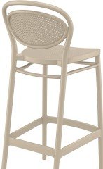 SİESTA MARCEL BAR SANDALYESİ 75 CM KUM GRİ