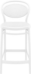 SİESTA MARCEL BAR SANDALYESİ 65 CM BEYAZ