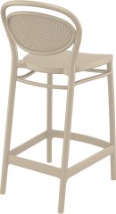 SİESTA MARCEL BAR SANDALYESİ 65 CM KUM GRİ