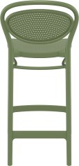 SİESTA MARCEL BAR SANDALYESİ 65 CM ZEYTİN YEŞİLİ