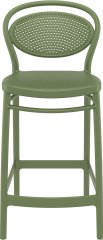 SİESTA MARCEL BAR SANDALYESİ 65 CM ZEYTİN YEŞİLİ