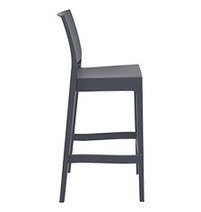SİESTA MAYA BAR SANDALYESİ 75 CM KOYU GRİ