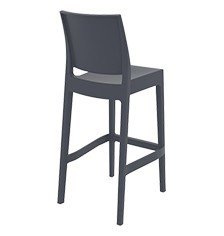 SİESTA MAYA BAR SANDALYESİ 75 CM KOYU GRİ