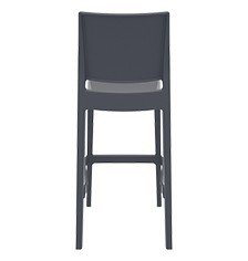SİESTA MAYA BAR SANDALYESİ 75 CM KOYU GRİ