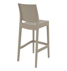 SİESTA MAYA BAR SANDALYESİ 75 CM KUM GRİ