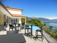 SİESTA MAYA BAR SANDALYESİ 75 CM SİYAH