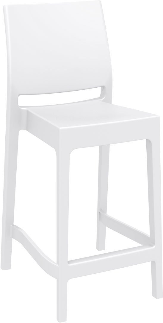 SİESTA MAYA BAR SANDALYESİ 65 CM BEYAZ