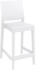 SİESTA MAYA BAR SANDALYESİ 65 CM BEYAZ