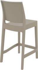 SİESTA MAYA BAR SANDALYESİ 65 CM KUM GRİ