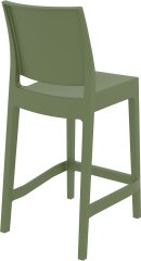 SİESTA MAYA BAR SANDALYESİ 65 CM ZEYTİN YEŞİLİ