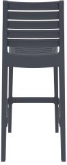 SİESTA ARES BAR SANDALYESİ 75 CM KOYU GRİ