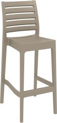 SİESTA ARES BAR SANDALYESİ 75 CM KUM GRİ