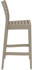 SİESTA ARES BAR SANDALYESİ 75 CM KUM GRİ
