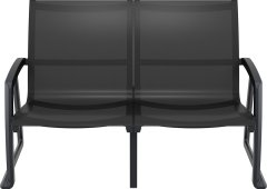 PACIFIC LOUNGE SOFA KOLÇAKLI 2 Lİ KOLTUK SİYAH .SİYAH