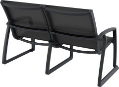 PACIFIC LOUNGE SOFA KOLÇAKLI 2 Lİ KOLTUK SİYAH .SİYAH