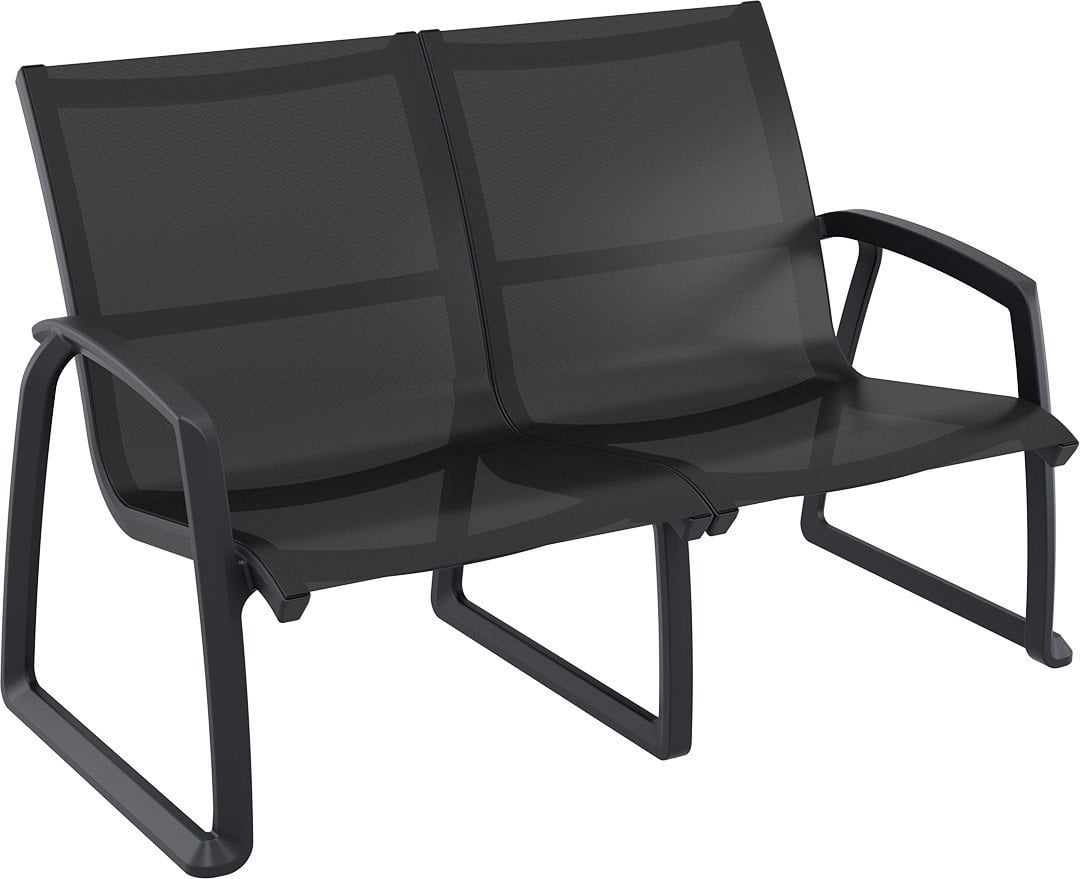 PACIFIC LOUNGE SOFA KOLÇAKLI 2 Lİ KOLTUK SİYAH .SİYAH