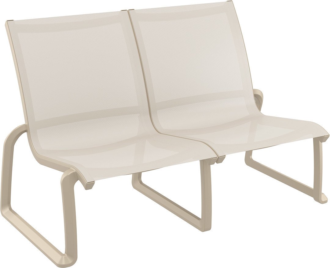 SİESTA PACIFIC LOUNGE KOLÇAKSIZ 2  Lİ KOLTUK KUM GRİ