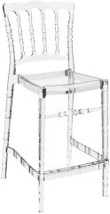 SİESTA OPERA BAR SANDALYESİ 75 CM ŞEFFAF TRANSPARAN