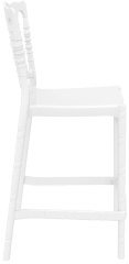 SİESTA OPERA BAR SANDALYESİ 75 CM PARLAK BEYAZ