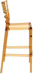 SİESTA CHIAVARI BAR SANDALYESİ 75 CM KAHVERENGİ TRANSPARAN