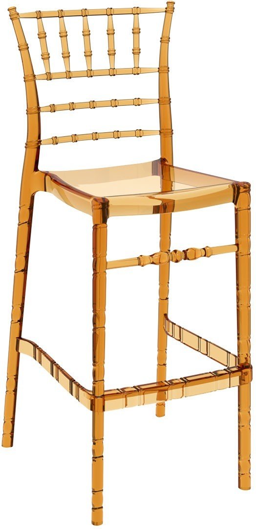 SİESTA CHIAVARI BAR SANDALYESİ 75 CM KAHVERENGİ TRANSPARAN