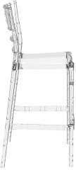 SİESTA CHIAVARI BAR SANDALYESİ 75 CM ŞEFFAF TRANSPARAN
