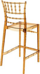 SİESTA CHIAVARI BAR SANDALYESİ 65 CM KAHVERENGİ TRANSPARAN
