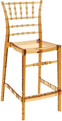 SİESTA CHIAVARI BAR SANDALYESİ 65 CM KAHVERENGİ TRANSPARAN