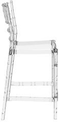 SİESTA CHIAVARI BAR SANDALYESİ 65 CM ŞEFFAF TRANSPARAN