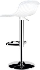 SİESTA ARIA AMORTİSÖRLÜ BAR SANDALYESİ PARLAK BEYAZ