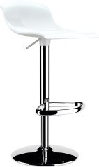 SİESTA ARIA AMORTİSÖRLÜ BAR SANDALYESİ PARLAK BEYAZ