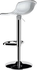 SİESTA ARIA AMORTİSÖRLÜ BAR SANDALYESİ ŞEFFAF TRANSPARAN