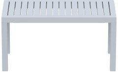 SİESTA OCEAN UZUN SEHPA GÜMÜŞ GRİ