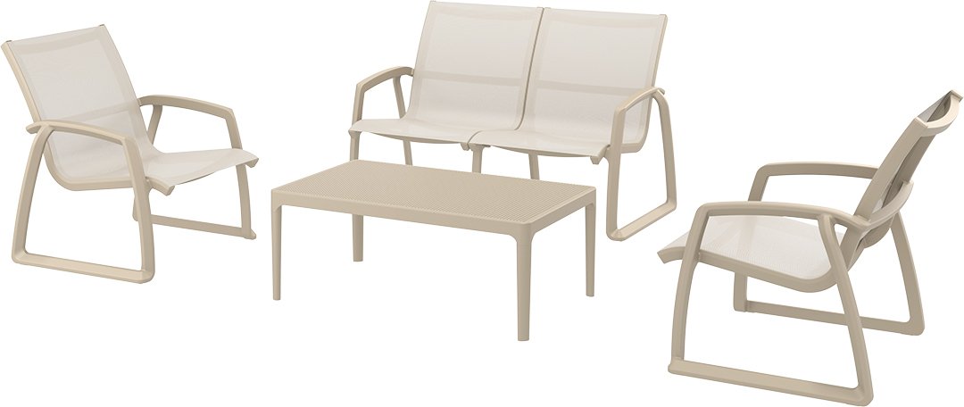 SİESTA PACİFİC LOUNGE SET (KOLÇAKLI) KUM GRİ