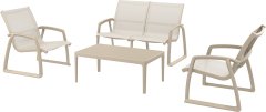 SİESTA PACİFİC LOUNGE SET (KOLÇAKLI) KUM GRİ