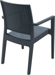 SİESTA IBIZA SANDALYE KOYU GRİ