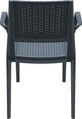 SİESTA CAPRI SANDALYE KOYU GRİ