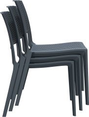 SİESTA VERONA SANDALYE KOYU GRİ