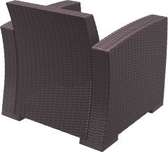 SİESTA MONACO TEKLİ KOLTUK MİNDERSİZ KAHVERENGİ