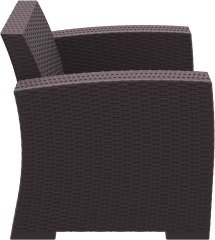 SİESTA MONACO TEKLİ KOLTUK MİNDERSİZ KAHVERENGİ