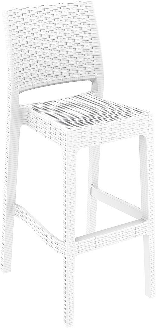 SİESTA JAMAICA BAR TABURESİ / SANDALYESİ BEYAZ