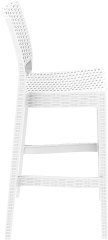 SİESTA JAMAICA BAR TABURESİ / SANDALYESİ BEYAZ