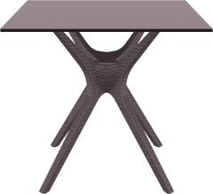 SİESTA IBIZA MASA  80 CM KAHVERENGİ