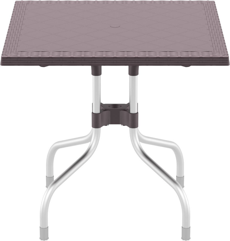 SİESTA FORZA RATTAN MASA 80 CM KAHVERENGİ