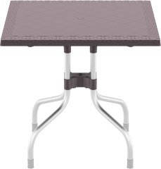 SİESTA FORZA RATTAN MASA 80 CM KAHVERENGİ