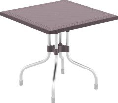 SİESTA FORZA RATTAN MASA 80 CM KAHVERENGİ